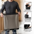 thumbnail image 3 of Bote de basura Ninon INOX-60L de 60 litros con doble compartimento de 30 L + 30 L, 3 of 8