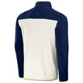 thumbnail image 3 of Men's NFL x Darius Rucker Collection by Fanatics Navy/Cream Seattle Seahawks Micro Fleece Quarter-Snap Jacket, 3 of 3