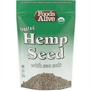 Foods Alive Toasted Hemp Seed with Sea Salt 14 oz - Vegan