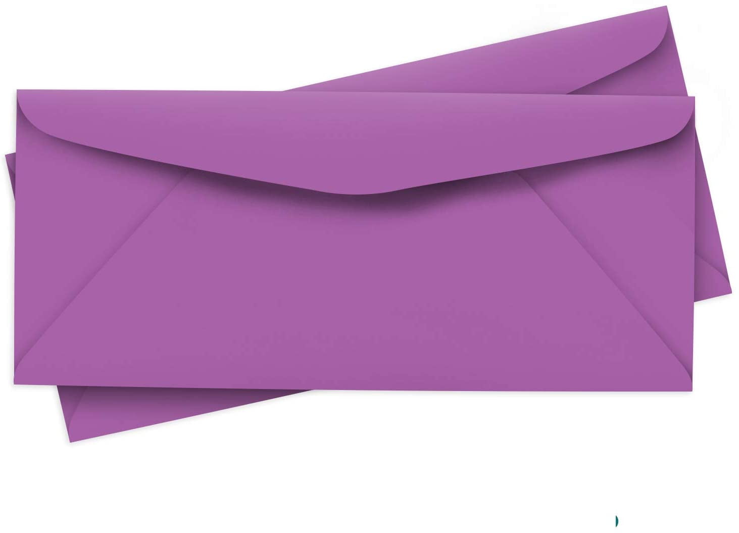 50 Envelopes Per Pack Premium Bright Color #10 Envelopes 4 1//8 x 9 1//2/"