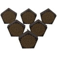 thumbnail image 1 of IBA Indianbeautifulart Mandala Brun Gravé Boutons de Garde-Robe en Bois Tiroir de Cabinet 10 Pcs, 1 of 3