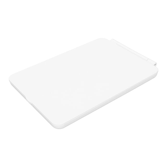 Makeup Mirror With 3 Colors Light, Foldable Rechargeable Portable Mini Makeup LED Mirror For Travel Home Use 19.7 X 13.5cm