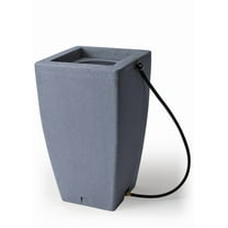 Algreen Products 84302 Madison 49 Gallon Rain Barrel - Charcoalstone