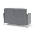 thumbnail image 3 of Siena 2-Seat Lounge Reception Waiting Tandem Seating / Brushed Steel Legs / Gray, 3 of 6