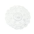 thumbnail image 2 of Handmade Cotton Table Mat with Lace - 10.8 Inch Circular Crochet Placemat for Dining & Christmas Table Decor (1PC), 2 of 4