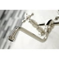 thumbnail image 4 of Kingston Brass KS1218AX Heritage Wall Mount Bathroom Faucet, Brushed Nickel, 4 of 5
