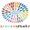 thumbnail image 1 of Zyflsq 120 Mini Bebés De Plástico 12 Colores Pequeñas Figuras De Bebés De Plástico 1 Pulgada Mardi Gras King Cake Babies Bulk Fun Tiny Babies Para King Cake Y Cubitos De Hielo Juego De Baby Shower, 1 of 5