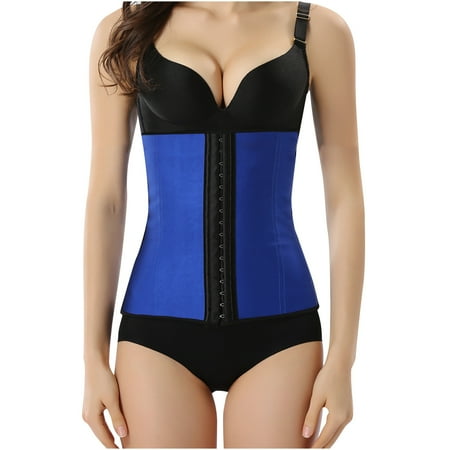 

JUPAOPON Women S Girdle 3 Layer 4 Steel Bone Palace Body Beautiful Belly Latex Shapewear Shapewear Belt