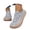Grey, variant on Women Slip On Walking Shoes Platform Sock Sneakers Mesh Knit Breathable Comfy Light Athletic Sneaker Hike Work Daily Wear Shoe