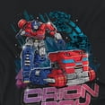 thumbnail image 2 of TRANSFORMERS ONE Orion Pax Retro Women's Loose T-Shirt, Black, Small, 2 of 5