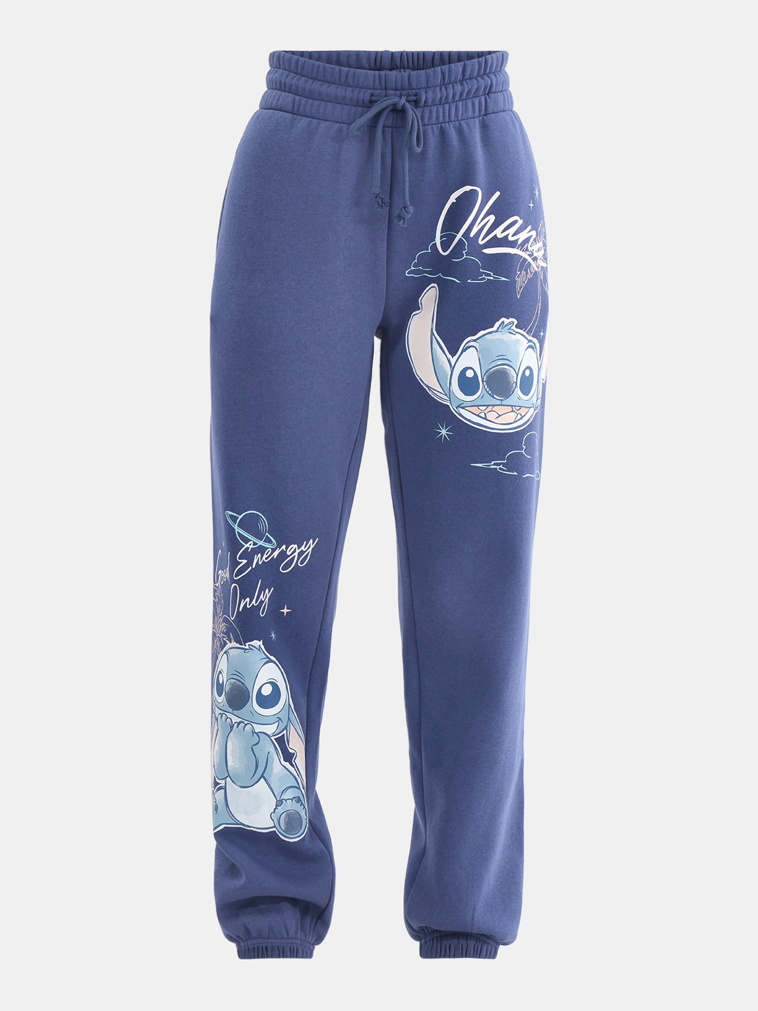 Disney Stitch Graphic Print Joggers, Womens