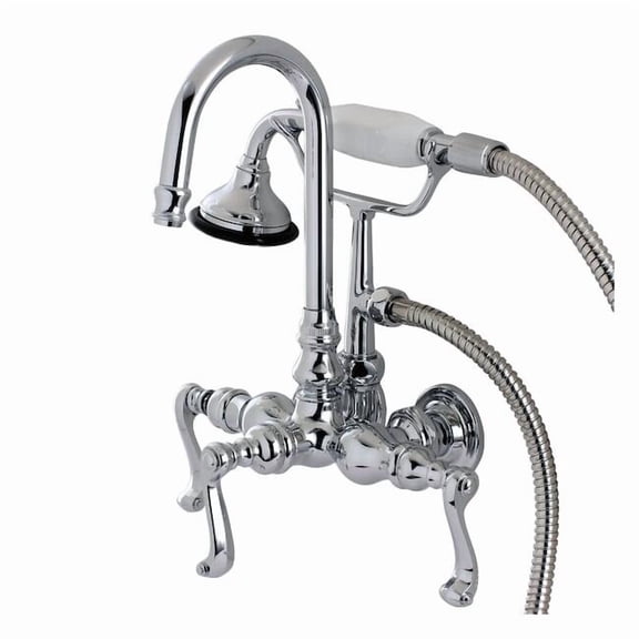 Kingston Brass AE8T1FL Wall Mount Clawfoot Tub Faucet AE8T1FL