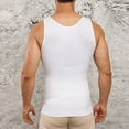 thumbnail image 6 of ZVNAΖH Mens Compression Shirt - Slimming Body Shaper Sleeveless Workout Tank Top Undershirts Tummy Control Vest, 6 of 9