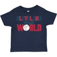 thumbnail image 3 of Inktastic Cleveland Vs. the World Blue and Red with Baseball Boys or Girls Toddler T-Shirt, 3 of 5