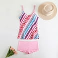 thumbnail image 5 of Htigea Womens Tankini Swimsuit Modest Swim Tank Tops and Boyshorts Bathing Suits Tummy Control Swimwear 2 Piece Sets Pink,S, 5 of 7