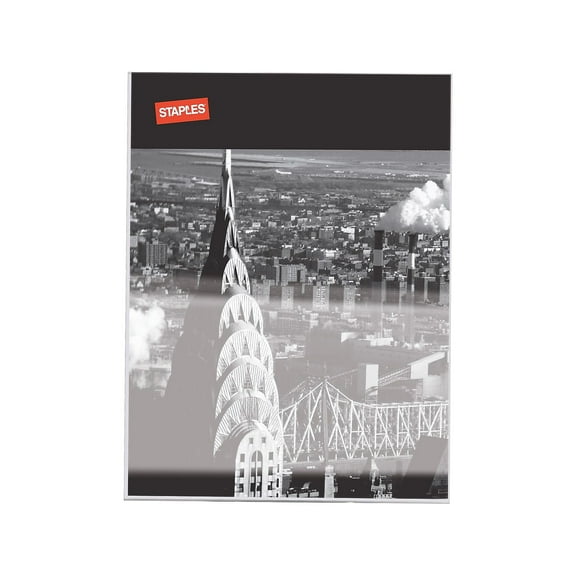 Staples Plastic Vertical Sign Holder Magnetic 8-1/2" x 11 Clear 810899