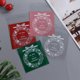 thumbnail image 2 of 50 unids/set bolsa de dulces personalizada Sincero copos de nieve celofán Navidad, 2 of 6