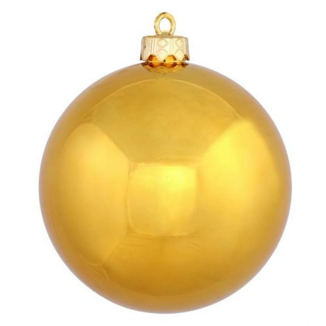Vickerman N590630DSV Vickerman 2.4" Antique Gold Shiny Ball Ornament.