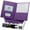 Purple, variant on FILE-EZ Two-Pocket Folders, Purple, 25-Pack, Textured Paper, Letter Size (EZ-52545), Made in USA