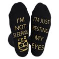 thumbnail image 3 of KAWELL Dad Gifts 4-pack Funny Socks for Men: I'm Not Sleeping I'm Just Resting My Eyes Socks Christmas Birthday Gifts, 3 of 6