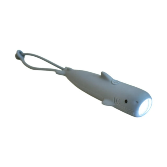 Bonita linterna LED con forma de animal, ligera, multifunción, suave, de mano. Tiburón