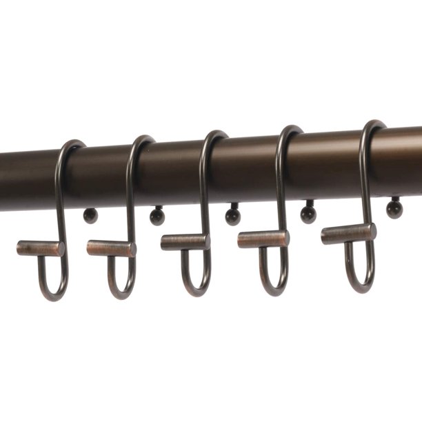 Oil Rubbed Bronze Shower Curtain Rings Heavy Duty Rustproof Stainless