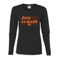 thumbnail image 2 of Wild Bobby, Cincinnati Football Joe Ja'Marr 22 Sports Women Graphic Long Sleeve T-Shirt, Black, Small, 2 of 5