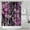 Purple Camo Tree, variant on Red Camo Digital Pixel Pattern Shower Curtain 36"x72" ,Bathroom Decorative Shower Curtains Set with 12 Hooks,Modern Waterproof Washable Shower Curtain