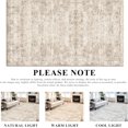 thumbnail image 6 of General Washable Oriental Area Rug - 9x12 Rugs for Living Room Soft Carpet for Bedroom Waterproof Floral Distressed Indoor Stain Resistant Non-Shedding Floor Carpets (Beige Brown, 9x12), 6 of 13