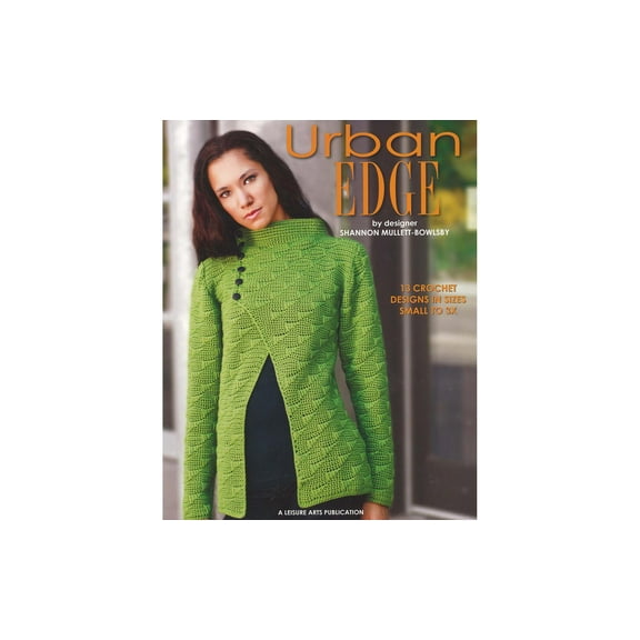 Leisure Arts Urban Edge Crochet Book, Crochet Book, Pattern Books, Books Patterns, Patterns, Stitch Patterns For Beginners