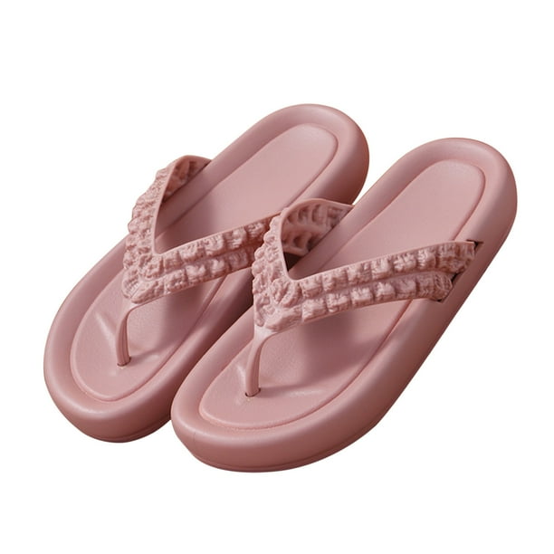 Amzcrzy Zapatos de mujer,Zapatos de mujer,Zapatillas de mujer, Chanclas para mujer: suaves, gruesas y acolchadas, ideales para ducha, baño, playa, piscina, etc. Sandalias Mujer Zapatillas De Casa