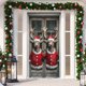 thumbnail image 5 of Cubierta decorativa para puerta con muñeco de nieve navideño Tapiz decorativo Cortina para puerta de fiesta navideña Tapiz Cubierta para puerta Decoración para fiesta navideña, 5 of 7