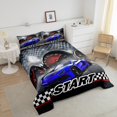 thumbnail image 4 of Erosebridal Teens Racing Car Bedding Twin Comforter Set,Extreme Sports Down Comforter,Fast Car Decor,Reversible,Lightweight,2-Piece, 4 of 8