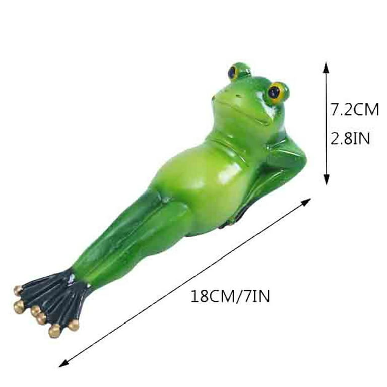Goodeco Mini Yoga Frog Statue Garden Decoration Accessories