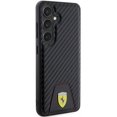 thumbnail image 4 of Ferrari Carbon Stitched Bottom Hard Case for Samsung Galaxy S24 6.2"  Black- FEHCS24SN3PUK, 4 of 6