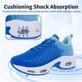 thumbnail image 3 of JOYFON Women Running Shoes Tennis Athletic Sneakers Cushioned Non Slip Lightweight Walking Shoes Blue Size 10, 3 of 6