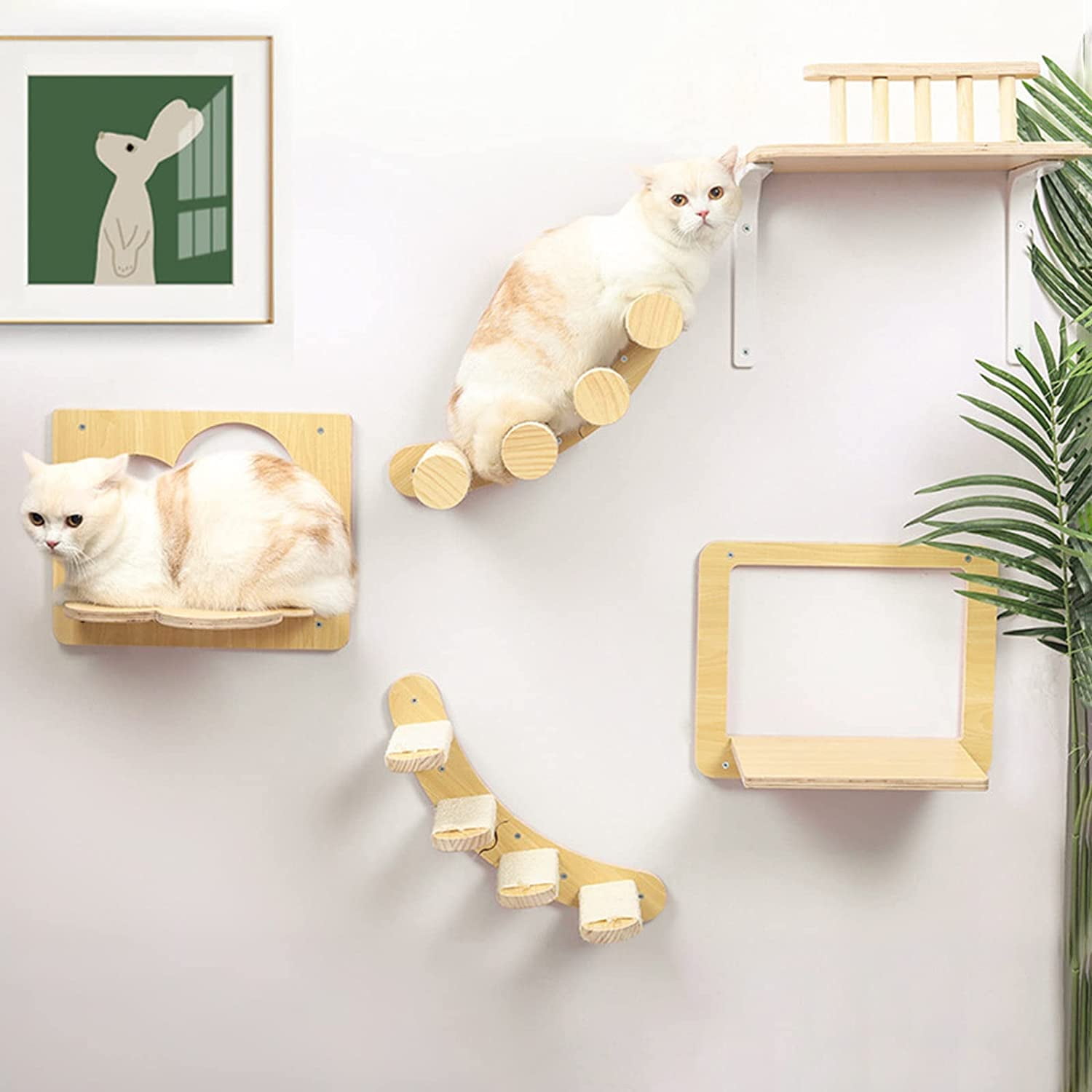 UMMH Cat Hammock for Wall Hammock for Cats Cat Window Perch Cat Wall