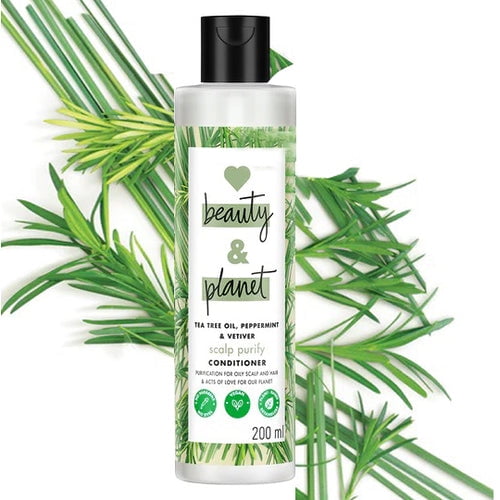 Love Beauty and Planet Tea Tree, Peppermint & Vetiver Paraben Free Purifying Conditioner - 200ml