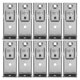 thumbnail image 1 of 10 soportes de riel para cortina de techo de acero inoxidable, herrajes de montaje para persianas verticales y cortinas enrollables, soporte para rieles de cortina rectos y curvos., 1 of 5