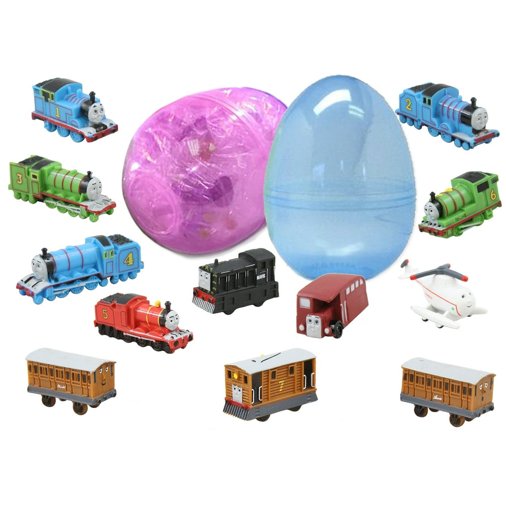 1 Jumbo Toy Filled Easter Egg With 12 Thomas The Train Figures