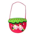 thumbnail image 4 of veasfak DIY Sewing Bag Set Handmade Pre Punched Pouch Girls Gift Child Sewing Crafts Strawberry, 4 of 9