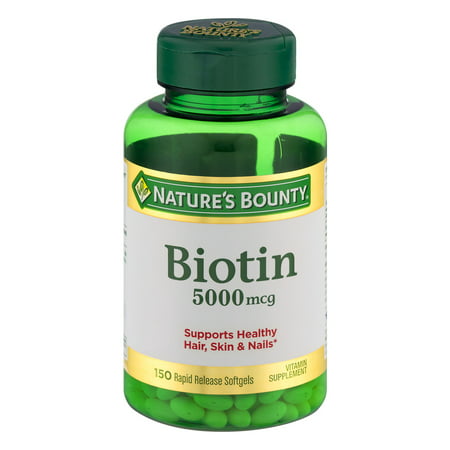 Nature's Bounty Biotine Vitamine Supplément comprimés, 5000mcg, 150 count