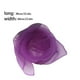 thumbnail image 3 of Qarigey Bufanda cuadrada Pañuelo de gasa Colorido De moda para representaciones teatrales Accesorios de disfraces Morado oscuro 60*60cm, 3 of 6