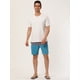 thumbnail image 3 of Lars Amadeus Pantalones cortos de bloque de color de verano pahombre Pantalones cortos de plapanadar con racon cordón rojo azul 36, 3 of 6