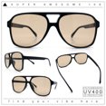 thumbnail image 2 of Mens Iconic Large Tear Drop Racer Plastic Fashion Sunglasses Black - Brown, 2 of 8