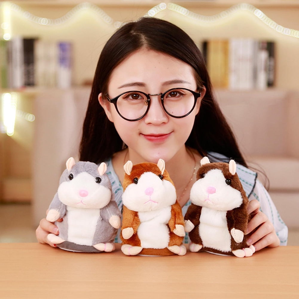 2 Pieces Talking Hamster Repeats What You Say