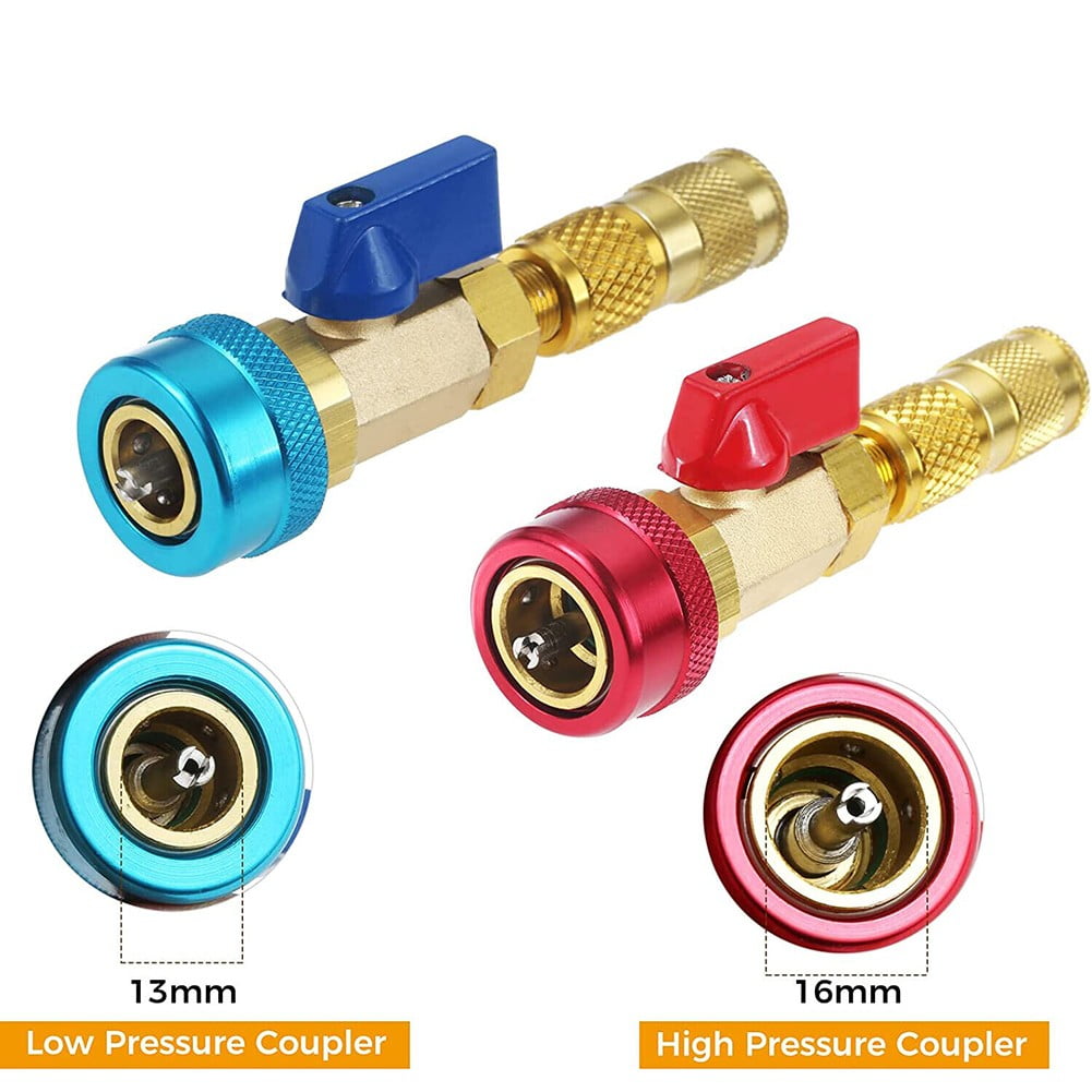 Fule R134A Valve Core Quick Remover Installer High Low Pressure Tool Air Conditioner