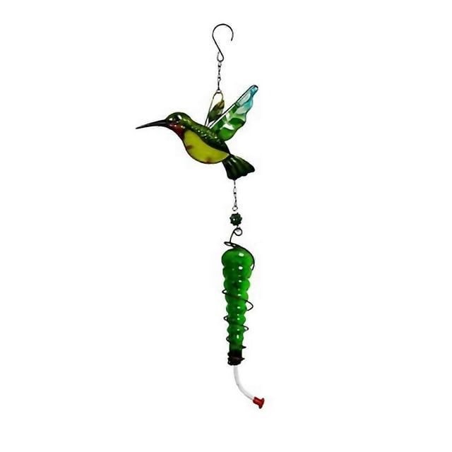 For Metal Glass Bird Feeder External Hanging Glass Crafts Water Feeder