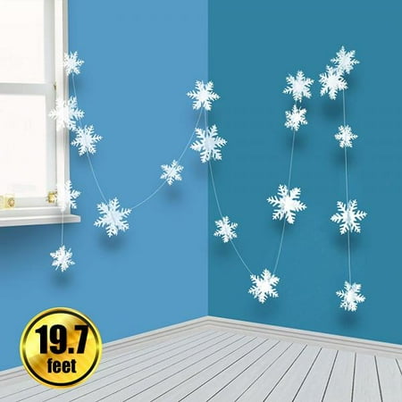 Btnow 2 Pack 19 7 Feet 236 2 Inches White 3d Christmas Paper