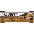 thumbnail image 3 of Quest Dipped Protein Bar, High Protein, Low Sugar, Chocolate Peanut Butter, 4 Count, 3 of 8